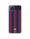 Funda para Oppo A73 4G del FC Barcelona Fondo Rayas Verticales  - Licencia Oficial FC Barcelona