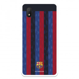 Funda para Alcatel 1B 2020 del FC Barcelona Fondo Rayas Verticales  - Licencia Oficial FC Barcelona