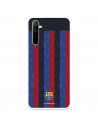 Funda para Realme 6 del FC Barcelona Fondo Rayas Verticales  - Licencia Oficial FC Barcelona