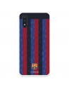 Funda para Samsung Galaxy A01 del FC Barcelona Fondo Rayas Verticales  - Licencia Oficial FC Barcelona