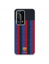 Funda para Huawei P40 Pro del FC Barcelona Fondo Rayas Verticales  - Licencia Oficial FC Barcelona