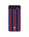 Funda para LG K50s del FC Barcelona Fondo Rayas Verticales  - Licencia Oficial FC Barcelona