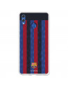 Funda para Huawei Honor 8X del FC Barcelona Fondo Rayas Verticales  - Licencia Oficial FC Barcelona