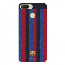 Funda para Xiaomi Redmi 6 del FC Barcelona Fondo Rayas Verticales  - Licencia Oficial FC Barcelona