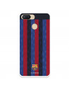 Funda para Xiaomi Redmi 6 del FC Barcelona Fondo Rayas Verticales  - Licencia Oficial FC Barcelona