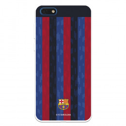 Funda para Huawei Honor 7S del FC Barcelona Fondo Rayas Verticales  - Licencia Oficial FC Barcelona