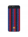 Funda para Huawei Y6 2018 del FC Barcelona Fondo Rayas Verticales  - Licencia Oficial FC Barcelona