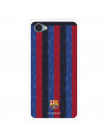 Funda para LG Q6 del FC Barcelona Fondo Rayas Verticales  - Licencia Oficial FC Barcelona