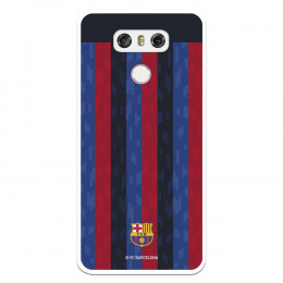 Funda para LG G6 del FC Barcelona Fondo Rayas Verticales  - Licencia Oficial FC Barcelona