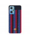 Funda para Realme GT Neo 2 del FC Barcelona Fondo Rayas Verticales  - Licencia Oficial FC Barcelona