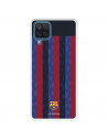 Funda para Samsung Galaxy A22 4G del FC Barcelona Fondo Rayas Verticales  - Licencia Oficial FC Barcelona