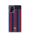 Funda para Oppo A74 4G del FC Barcelona Fondo Rayas Verticales  - Licencia Oficial FC Barcelona