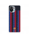 Funda para Xiaomi Mi 11 del FC Barcelona Fondo Rayas Verticales  - Licencia Oficial FC Barcelona