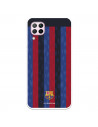 Funda para Huawei P40 Lite del FC Barcelona Fondo Rayas Verticales  - Licencia Oficial FC Barcelona