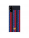 Funda para Samsung Galaxy S20 del FC Barcelona Fondo Rayas Verticales  - Licencia Oficial FC Barcelona