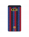 Funda para Samsung Galaxy S10e del FC Barcelona Fondo Rayas Verticales  - Licencia Oficial FC Barcelona