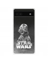 Funda para Google Pixel 6A Oficial de Star Wars Darth Vader Fondo negro - Star Wars