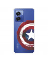 Funda para Realme Narzo 50 5G Oficial de Marvel Capitán América Escudo Transparente - Marvel