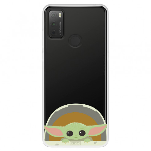 Funda para TCL 20Y Oficial de Star Wars Baby Yoda Sonrisas - The Mandalorian