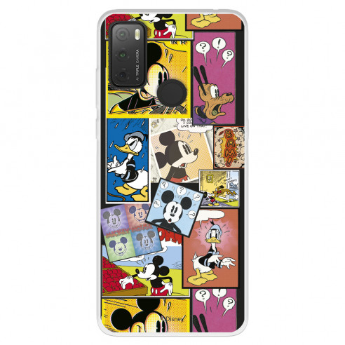 Funda para TCL 20Y Oficial de Disney Mickey Comic - Clásicos Disney