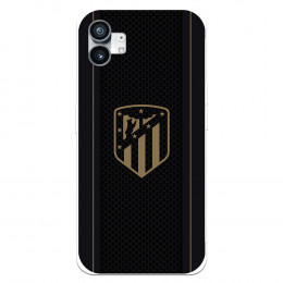 Funda para Vivo X80 Pro del Atlético de Madrid Escudo Dorado Fondo Negro  - Licencia Oficial Atlético de Madrid