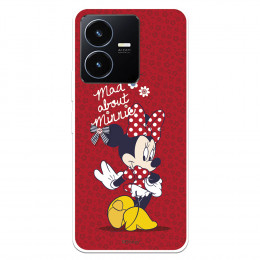 Funda para Vivo Y35 Oficial de Disney Minnie Mad About - Clásicos Disney