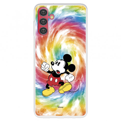 Funda para Samsung Galaxy A04s Oficial de Disney Mickey Mickey Tye Die - Clásicos Disney