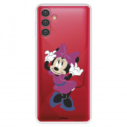 Funda para Samsung Galaxy A04s Oficial de Disney Minnie Rosa - Clásicos Disney