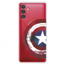 Funda para Samsung Galaxy A04s Oficial de Marvel Capitán América Escudo Transparente - Marvel