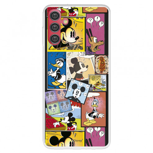 Funda para Samsung Galaxy A04s Oficial de Disney Mickey Comic - Clásicos Disney