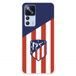 Funda para Xiaomi 12T del Atlético de Madrid Escudo Fondo Atletico  - Licencia Oficial Atlético de Madrid