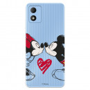 Funda para TCL 305i Oficial de Disney Mickey y Minnie Beso - Clásicos Disney