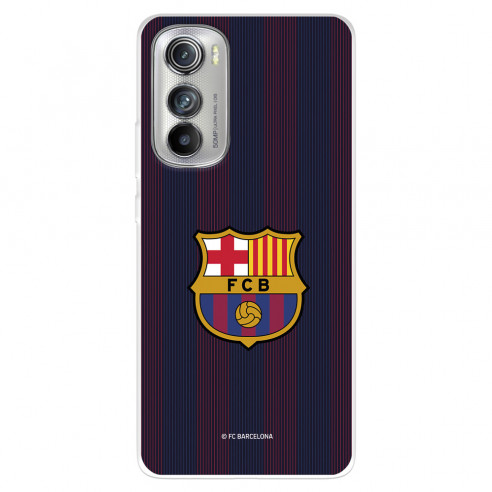 Funda para Motorola edge 30 del FC Barcelona Rayas Blaugrana  - Licencia Oficial FC Barcelona