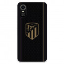 Funda para ZTE Blade A31 Plus del Atlético de Madrid Escudo Dorado Fondo Negro  - Licencia Oficial Atlético de Madrid