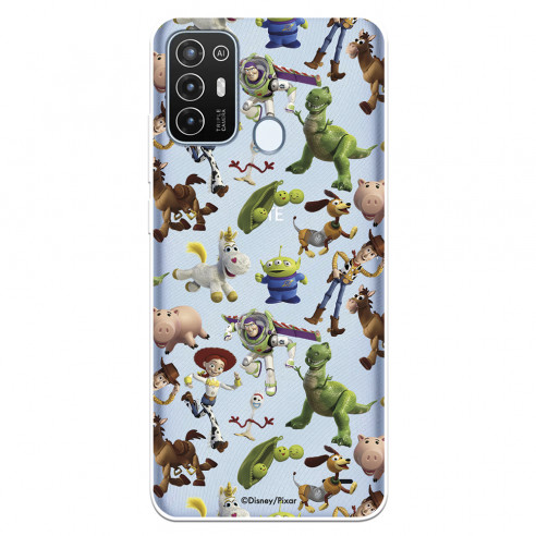 Funda para ZTE Blade A52 Oficial de Disney Muñecos Toy Story Siluetas - Toy Story