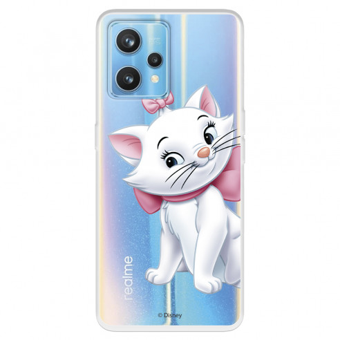 Funda para Realme 9 4G Oficial de Disney Marie Silueta - Los Aristogatos