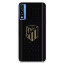 Funda para TCL 20 5G del Atlético de Madrid Escudo Dorado Fondo Negro - Licencia Oficial Atlético de Madrid