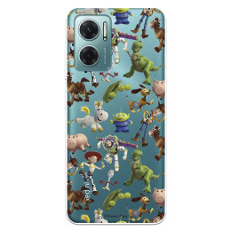 Funda para Xiaomi Redmi 10 5G Oficial de Disney Muñecos Toy Story Siluetas - Toy Story