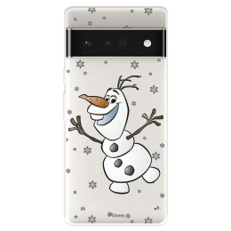 Funda para Google Pixel 7 Pro Oficial de Disney Olaf Transparente - Frozen