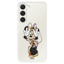 Funda para Samsung Galaxy S23 Oficial de Disney Minnie Posando - Clásicos Disney