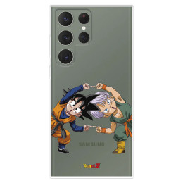 Funda para Samsung Galaxy S23 Ultra Oficial de Dragon Ball Goten y Trunks Fusión - Dragon Ball