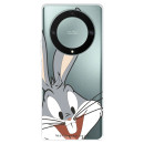 Funda para Huawei Honor Magic5 Lite Oficial de Warner Bros Bugs Bunny Silueta Transparente - Looney Tunes