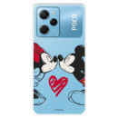 Funda para Xiaomi Poco X5 Pro 5G Oficial de Disney Mickey y Minnie Beso - Clásicos Disney