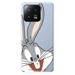 Funda para Xiaomi 13 Oficial de Warner Bros Bugs Bunny Silueta Transparente - Looney Tunes
