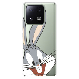 Funda para Xiaomi 13 Pro Oficial de Warner Bros Bugs Bunny Silueta Transparente - Looney Tunes