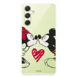 Funda Para Xiaomi Redmi 12c Oficial De Disney Mickey Y Minnie Beso -  Clásicos Disney