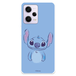 Funda para Xiaomi Redmi Note 12 Pro 5G Oficial de Disney Stitch Azul - Lilo & Stitch