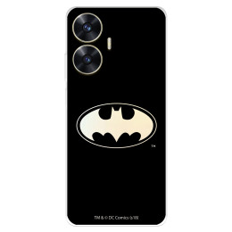 Funda para Realme C55 Oficial de DC Comics Batman Logo Transparente - DC Comics