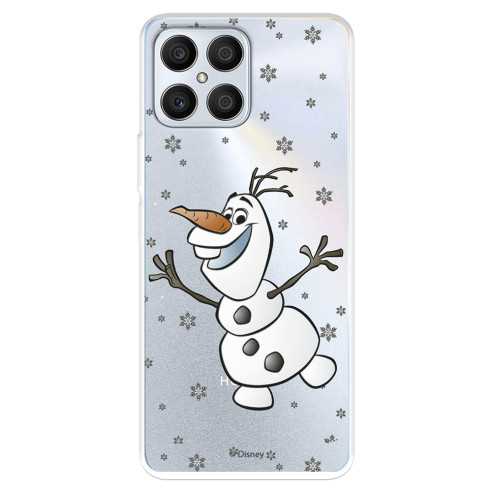 Funda para Honor X6 Oficial de Disney Olaf Transparente - Frozen