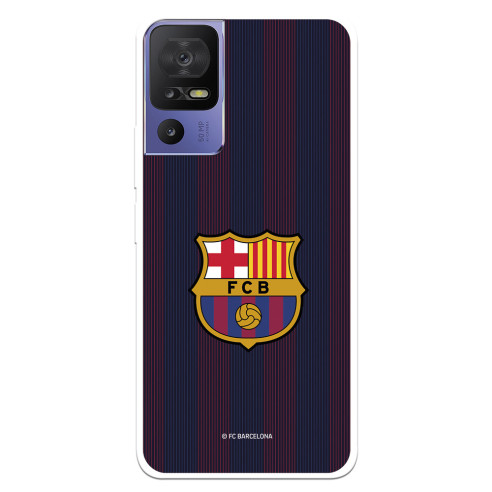 Funda para TCL 40 SE del FC Barcelona Rayas Blaugrana  - Licencia Oficial FC Barcelona